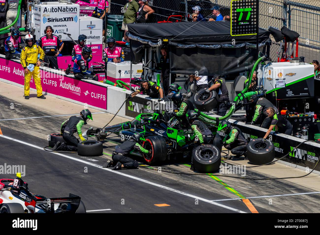 INDYCAR Series 2023: Gallagher Grand Prix Juncos Hollinger Racing Chevrolet Stockfoto