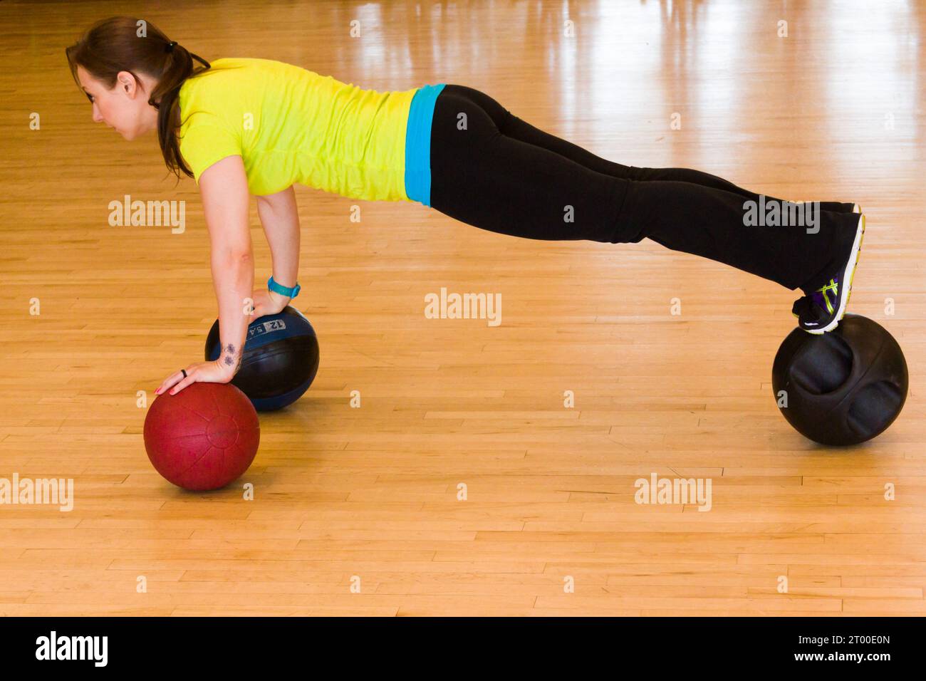Die Ausübung Stockfoto