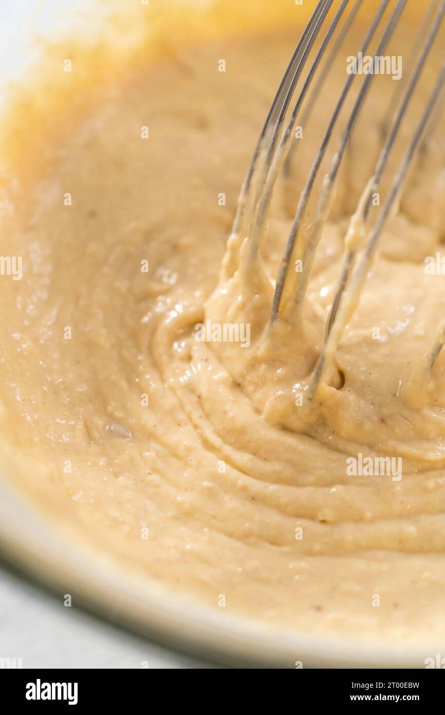 Eierlikör-Pfannkuchen Stockfoto