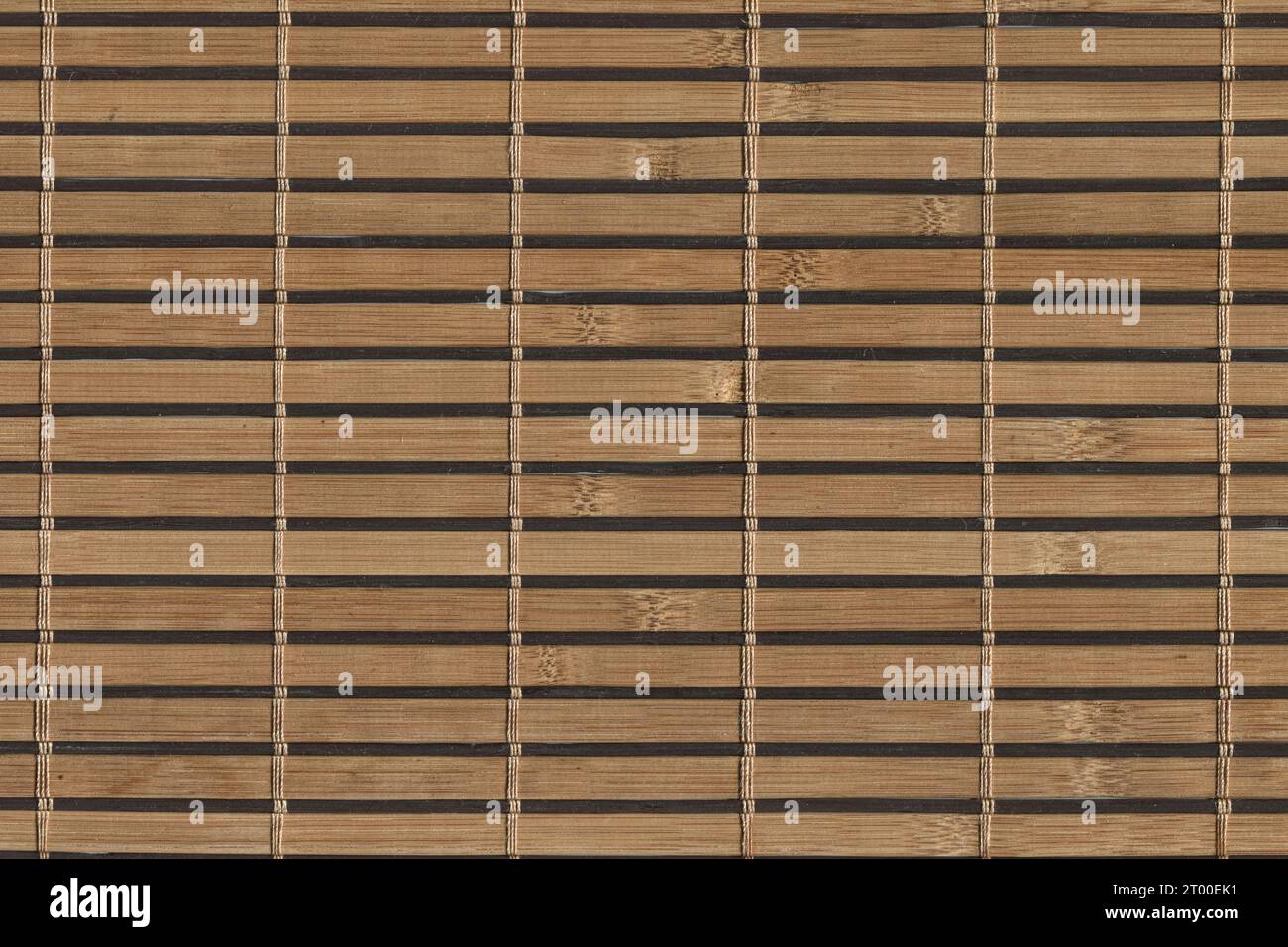Bambus Tischmatte. Eine Textur mit hoher Auflösung Stockfoto
