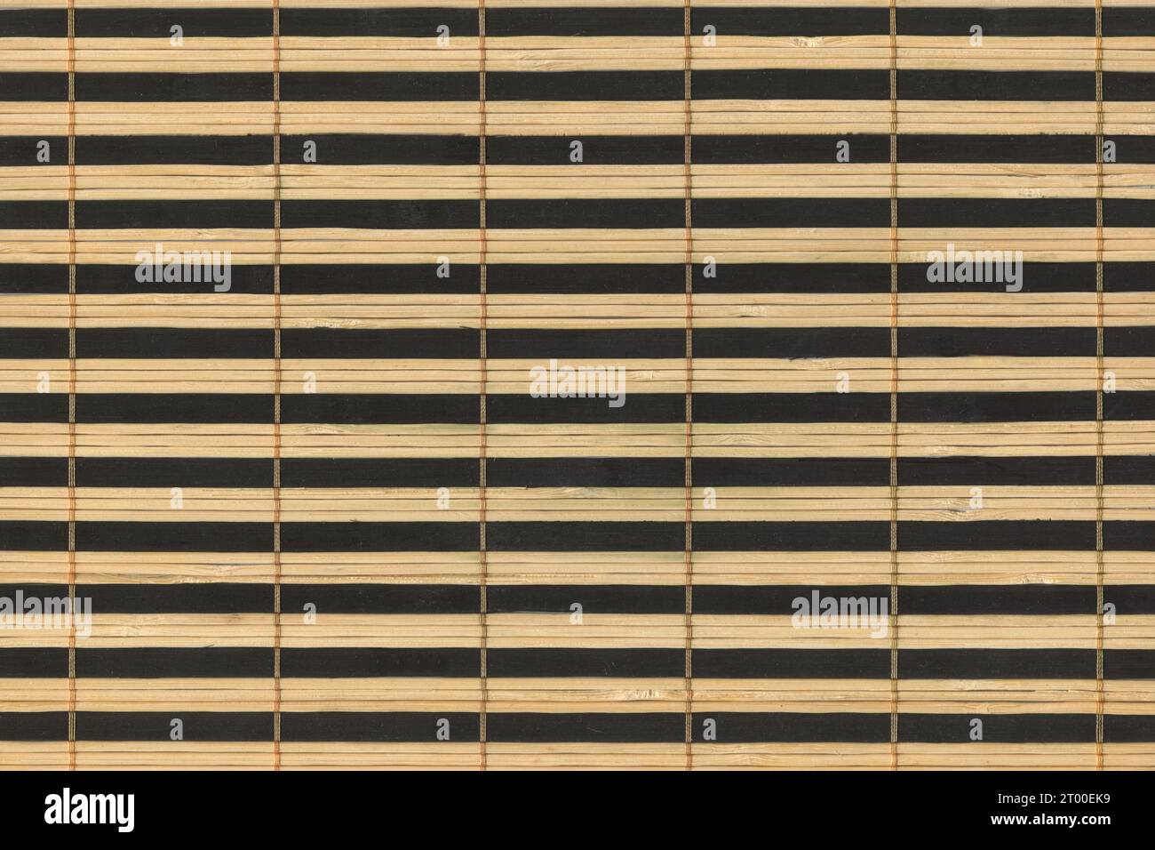 Bambus Tischmatte. Eine Textur mit hoher Auflösung Stockfoto