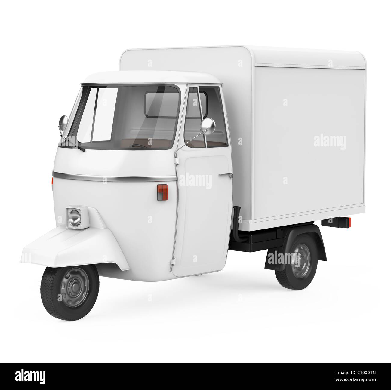 Imbisswagen, isoliert Stockfoto