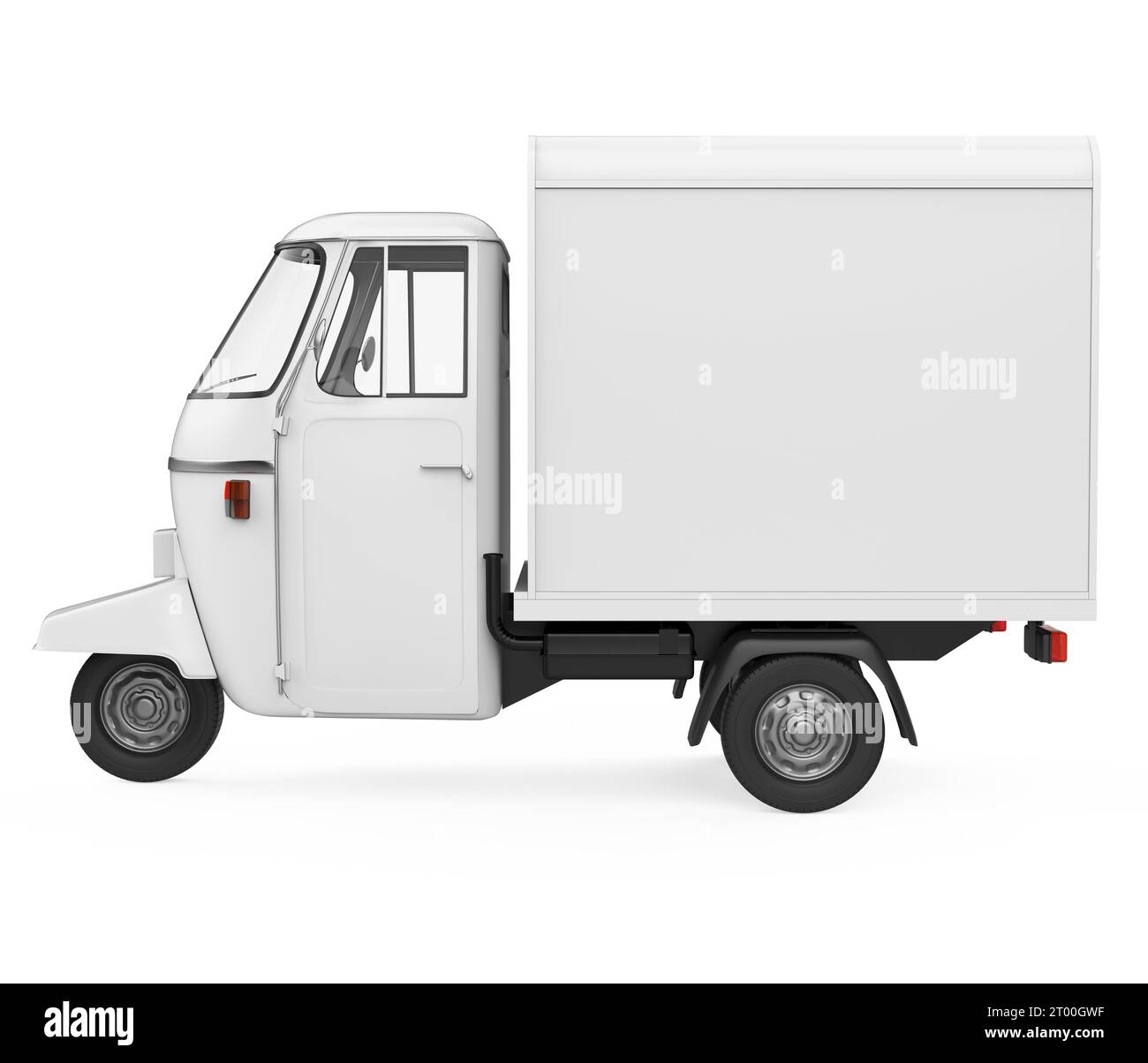 Imbisswagen, isoliert Stockfoto