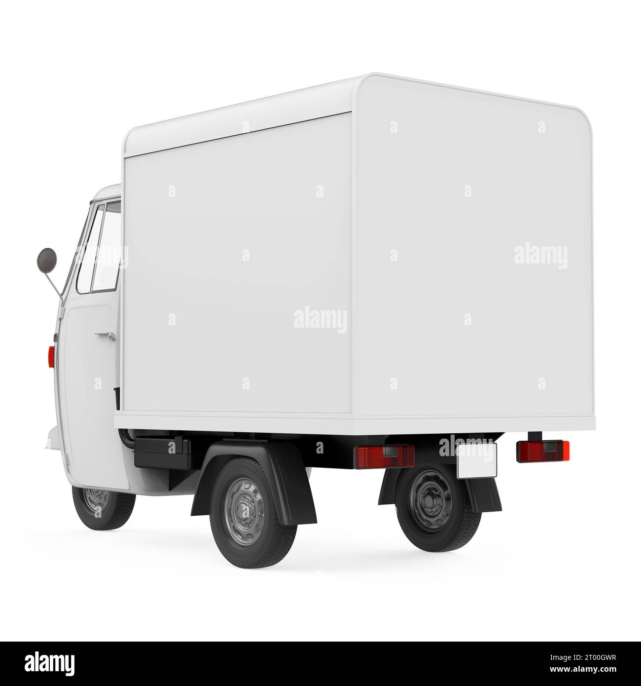 Imbisswagen, isoliert Stockfoto