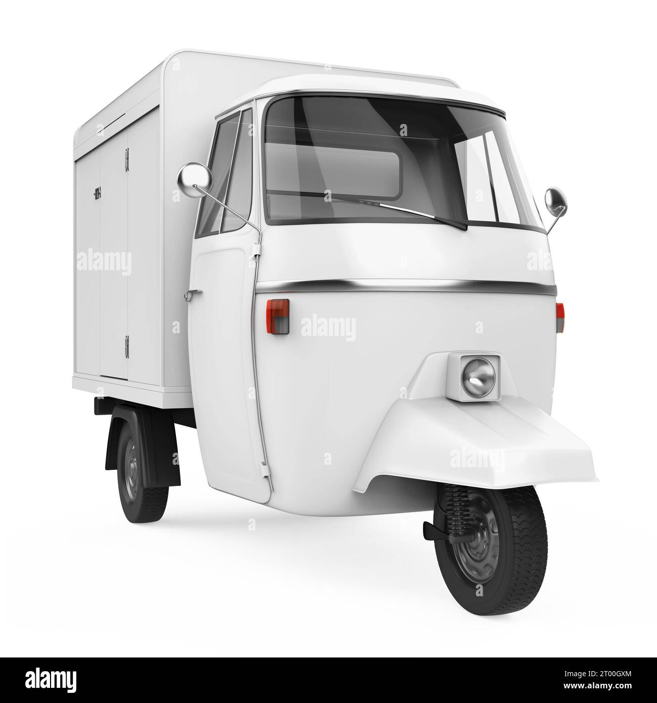 Imbisswagen, isoliert Stockfoto