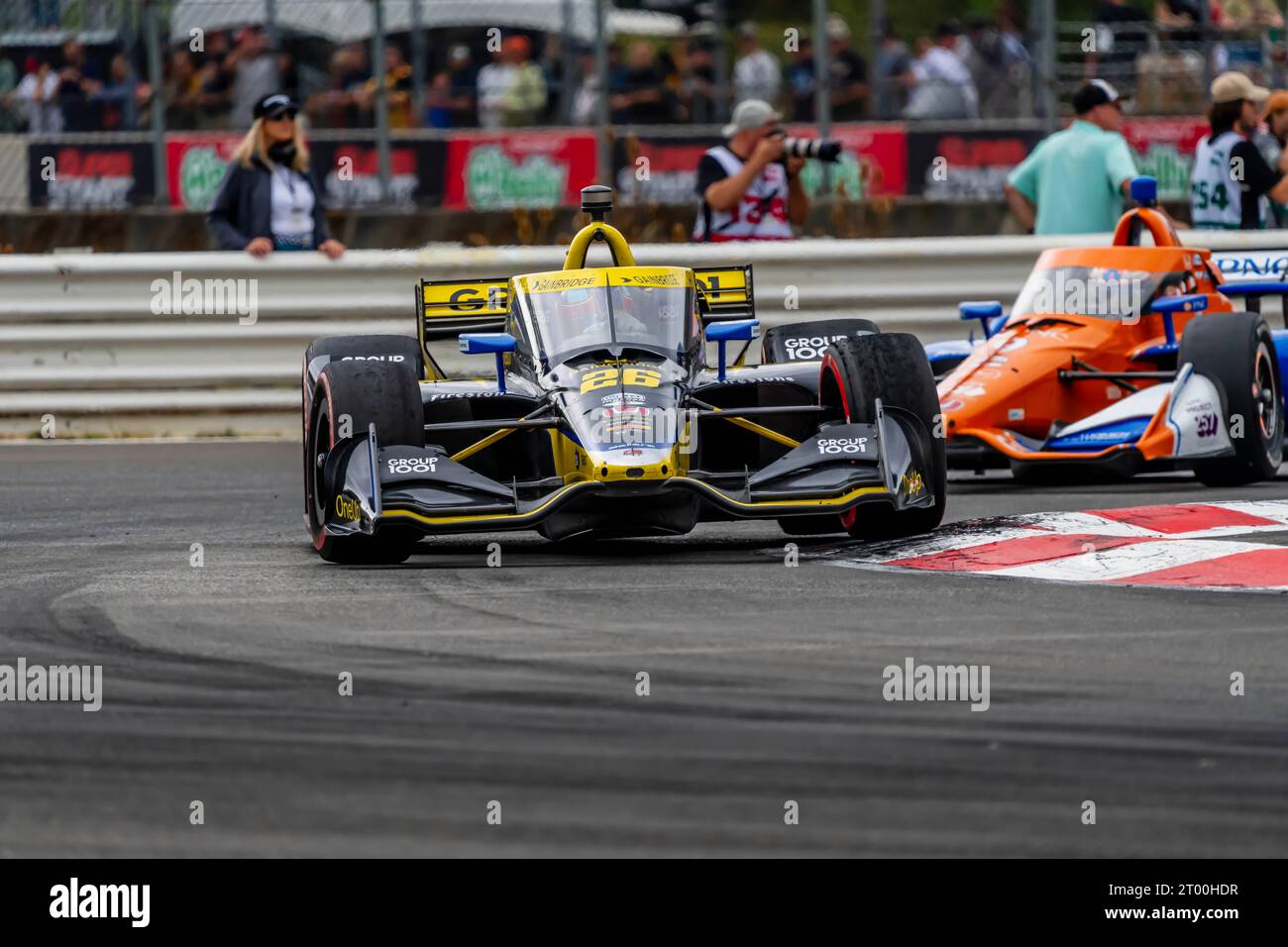 INDYCAR Series 2023: Bitnile.com Grand Prix von Portland Andretti Autosport Honda Stockfoto