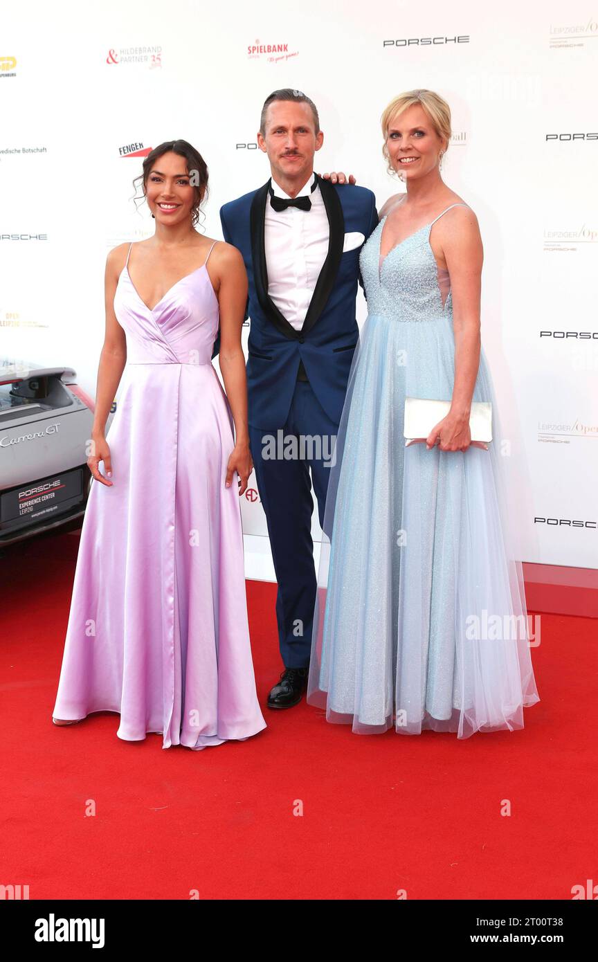 Amy Mußul, Johannes Hendrik langer und Melanie Marschke beim 28