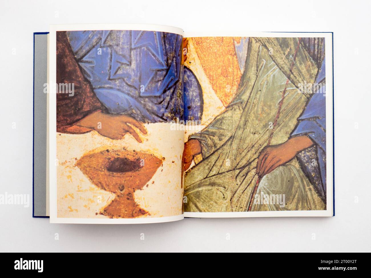 Trinity von Andrej Rublev an Antology, von Wzdornow, G.I., und Komech, A.I., erstmals 1981 in der UdSSR veröffentlicht. Stockfoto