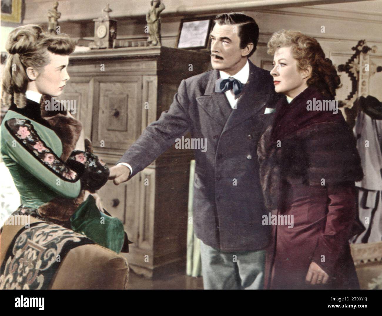 The Forsyte Woman Jahr: 1949 - USA Regie: Compton Bennett Janet Leigh, Errol Flynn, Greer Garson Stockfoto