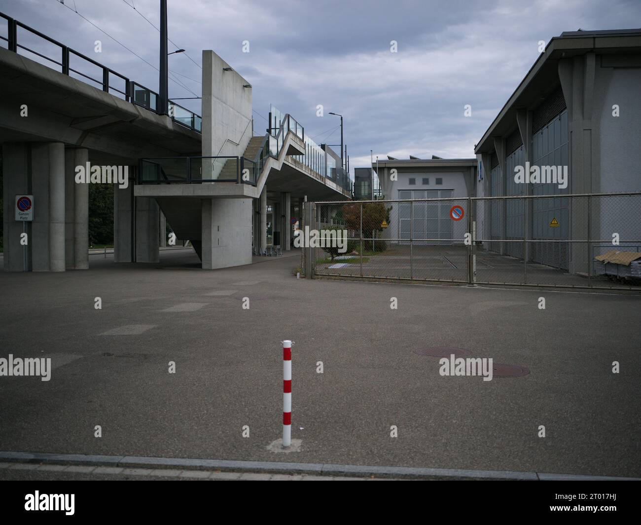 Bahnhof in der Nähe von Zürich, Schweiz Stockfoto