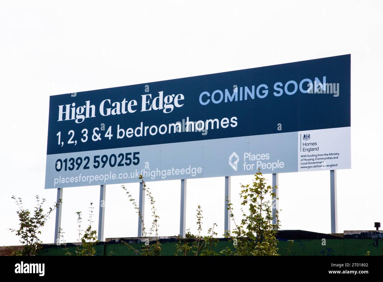 High Gate Edge Neubau in der Nähe von Ikea in Exeter EX2 - Orte für Menschen - Häuser England Stockfoto