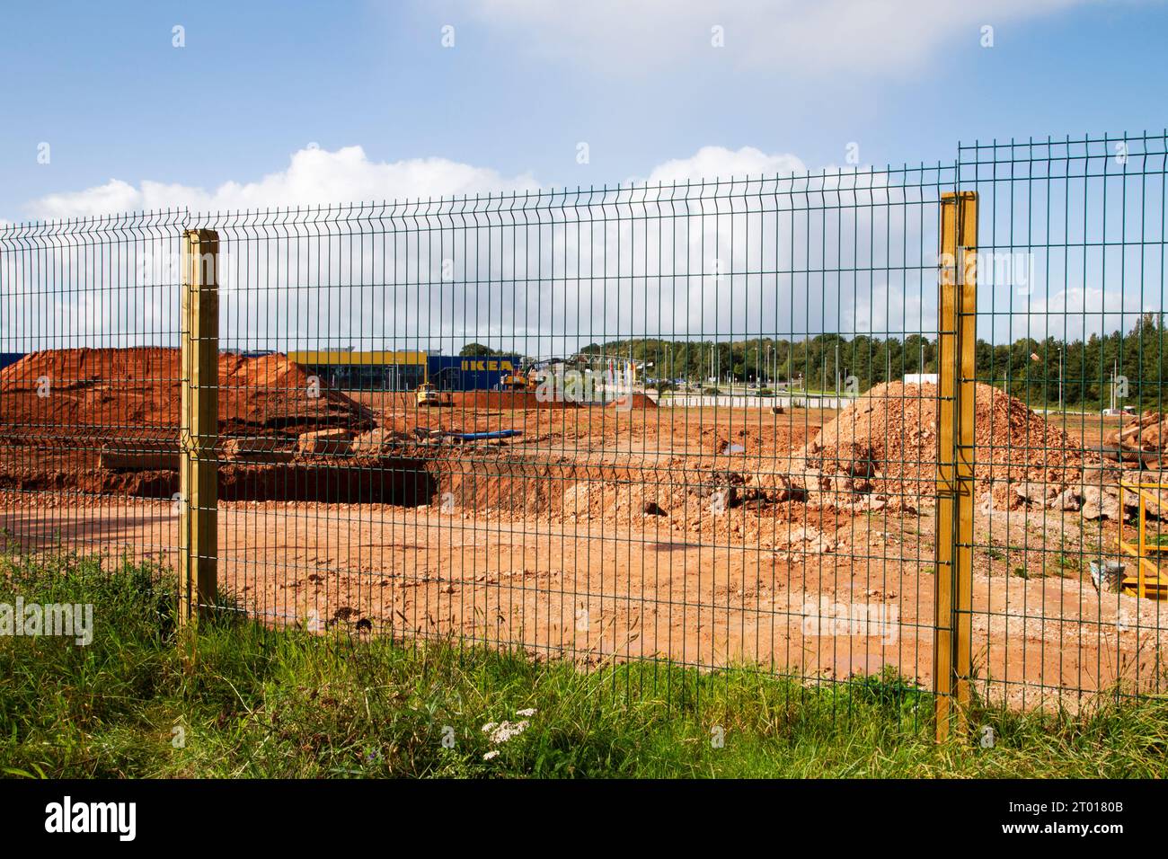 High Gate Edge Neubau in der Nähe von Ikea in Exeter EX2 - Orte für Menschen - Häuser England Stockfoto