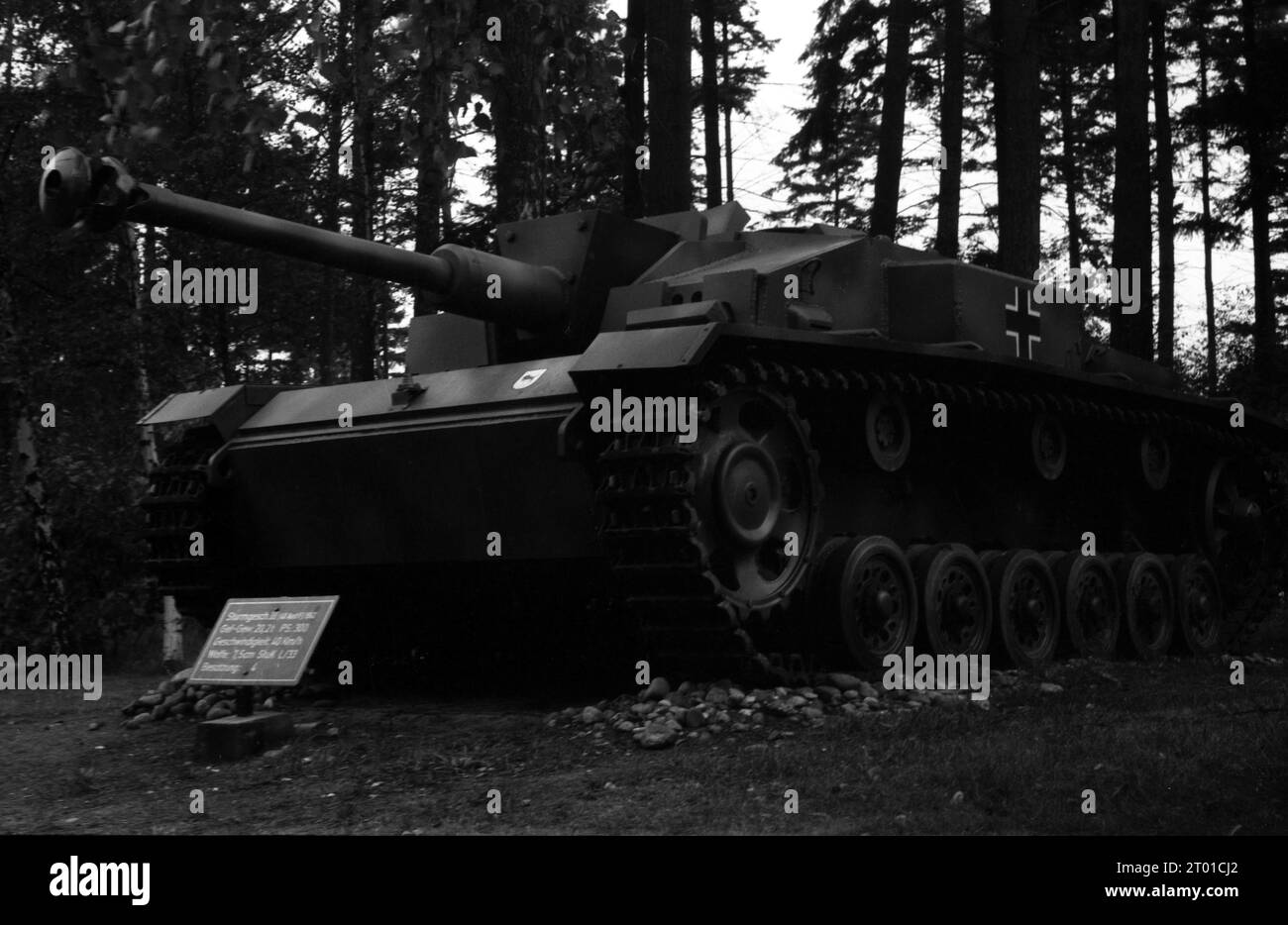 Sturmgeschütz III StuG III Ausf. F Sturmgewehr III Stockfoto