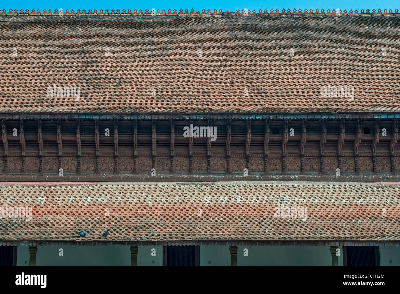 08 12 2007 Vintage Kuthiramalika Palast Trivandrum Kerala Indien.Asien. Stockfoto