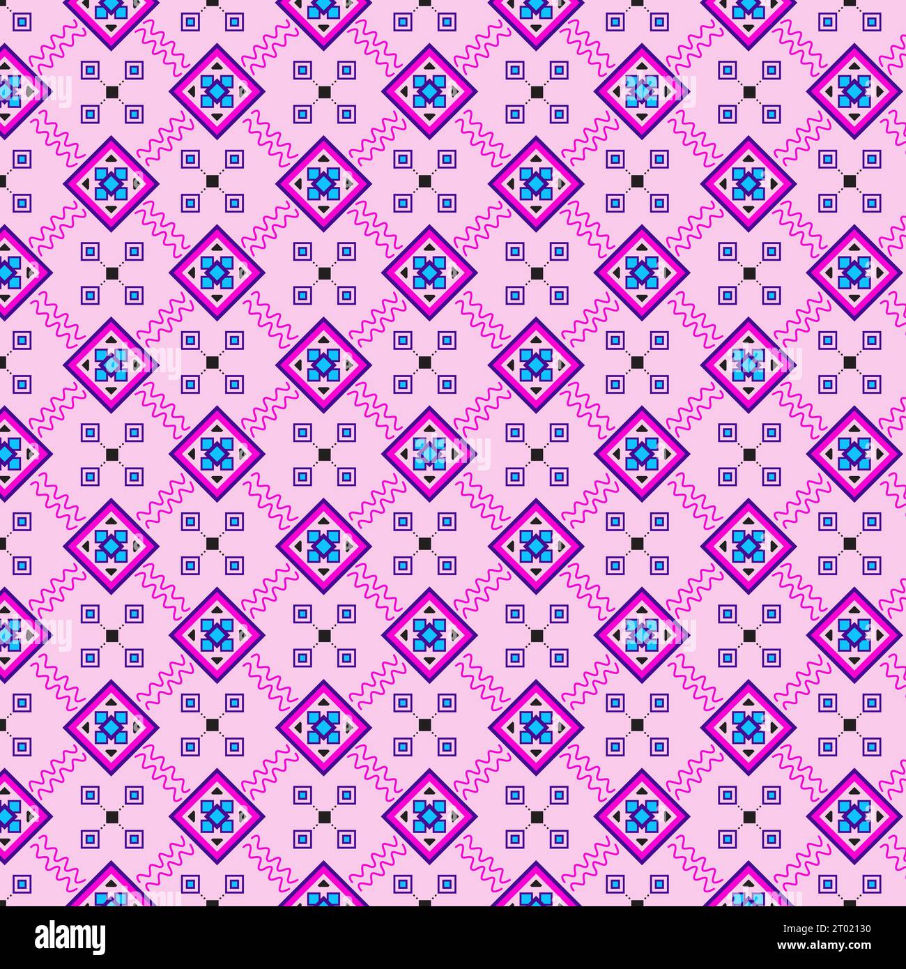 Traditionelles orientalisches ethnisches geometrisches Muster im Hintergrund Stockfoto