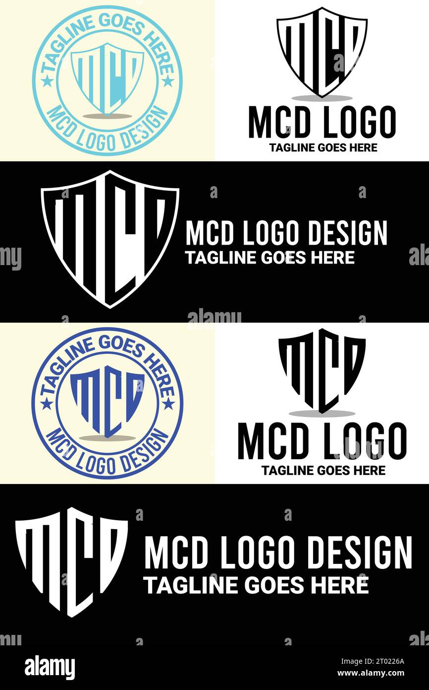 Minimalistisches Design, Alphabet, Monogramm und Letter Mark Logo-Paket Stock Vektor