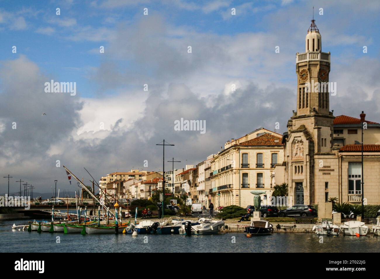 Sète, ville de l'Hérault en région Occitanie, Frankreich Stockfoto