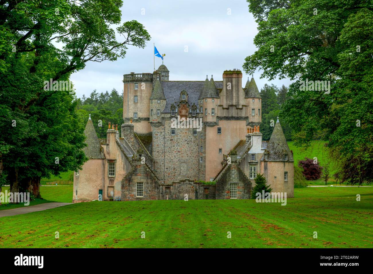 Castle Fraser in Aberdeenshire, Schottland. Stockfoto