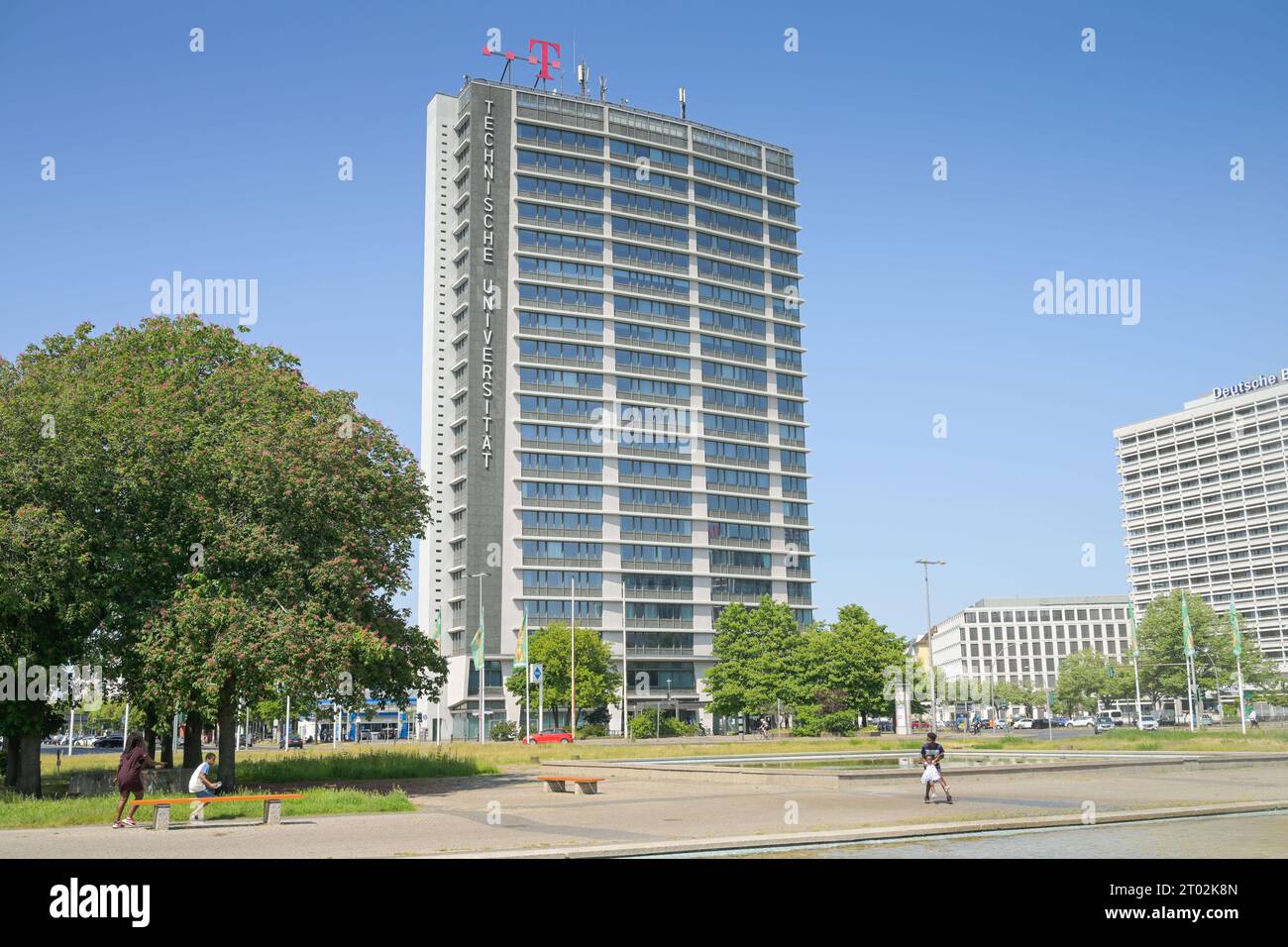 Telefunken-Hochhaus, Ernst-Reuter-Platz, Charlottenburg, Berlin, Deutschland *** Lokalunterschrift ***, Berlin, Deutschland *** Telefunken Hochhaus, Ernst-Reuter-Platz, Charlottenburg, Berlin, Deutschland Lokalunterschrift , Berlin, Deutschland Stockfoto