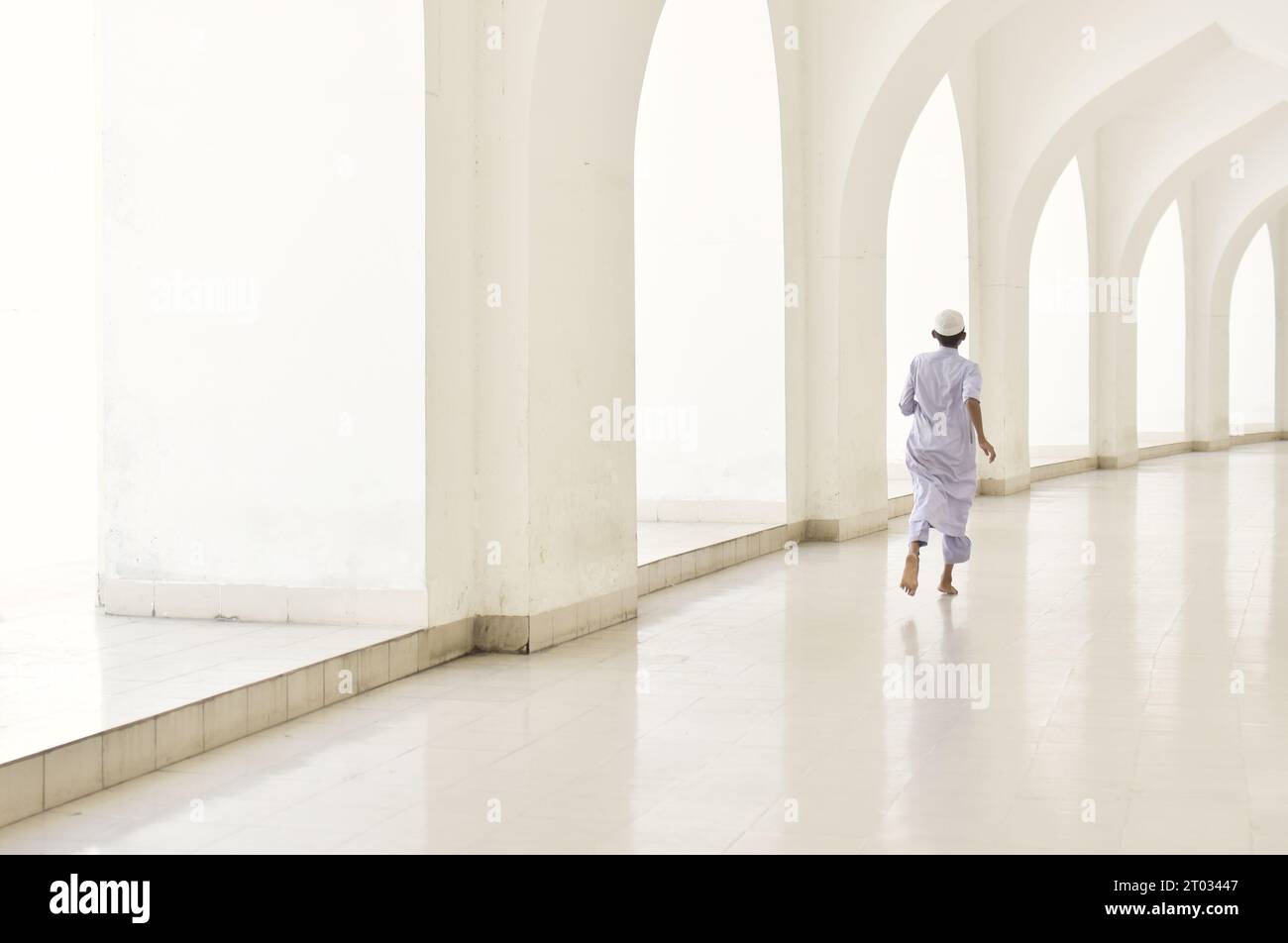 Heiliges Weiß Stockfoto