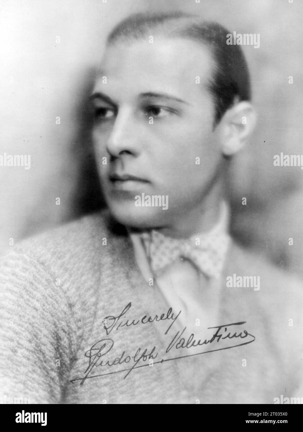 Rudolph Valentino Stockfoto