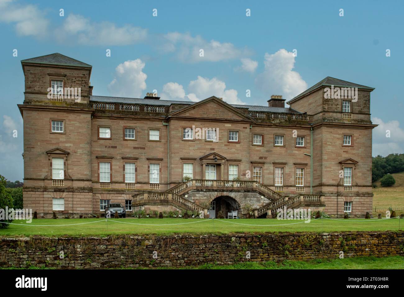 Hagley Hall, Hagley, Worcestershire, England Stockfoto