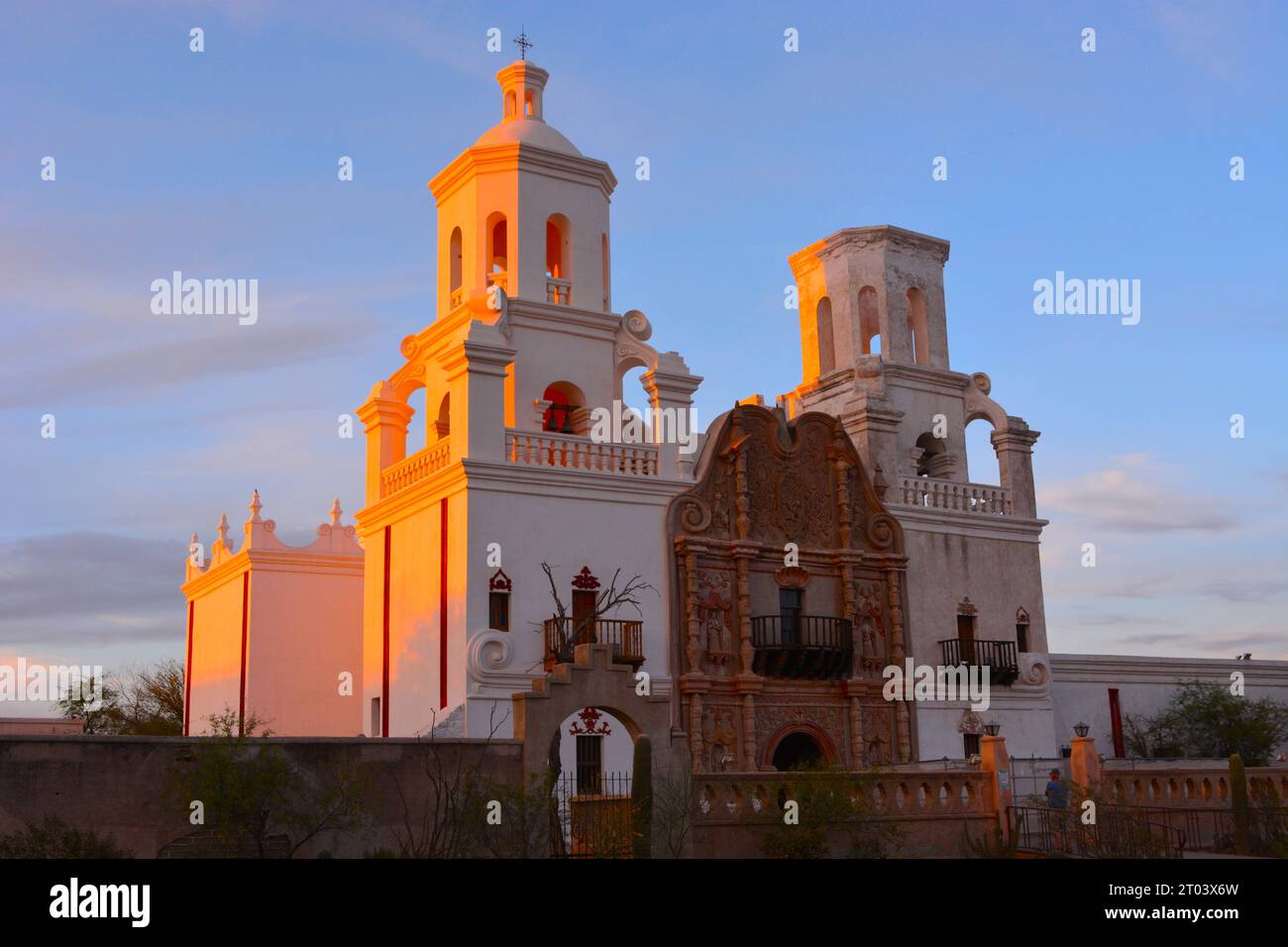 Mission San Xavier del Bac Stockfoto