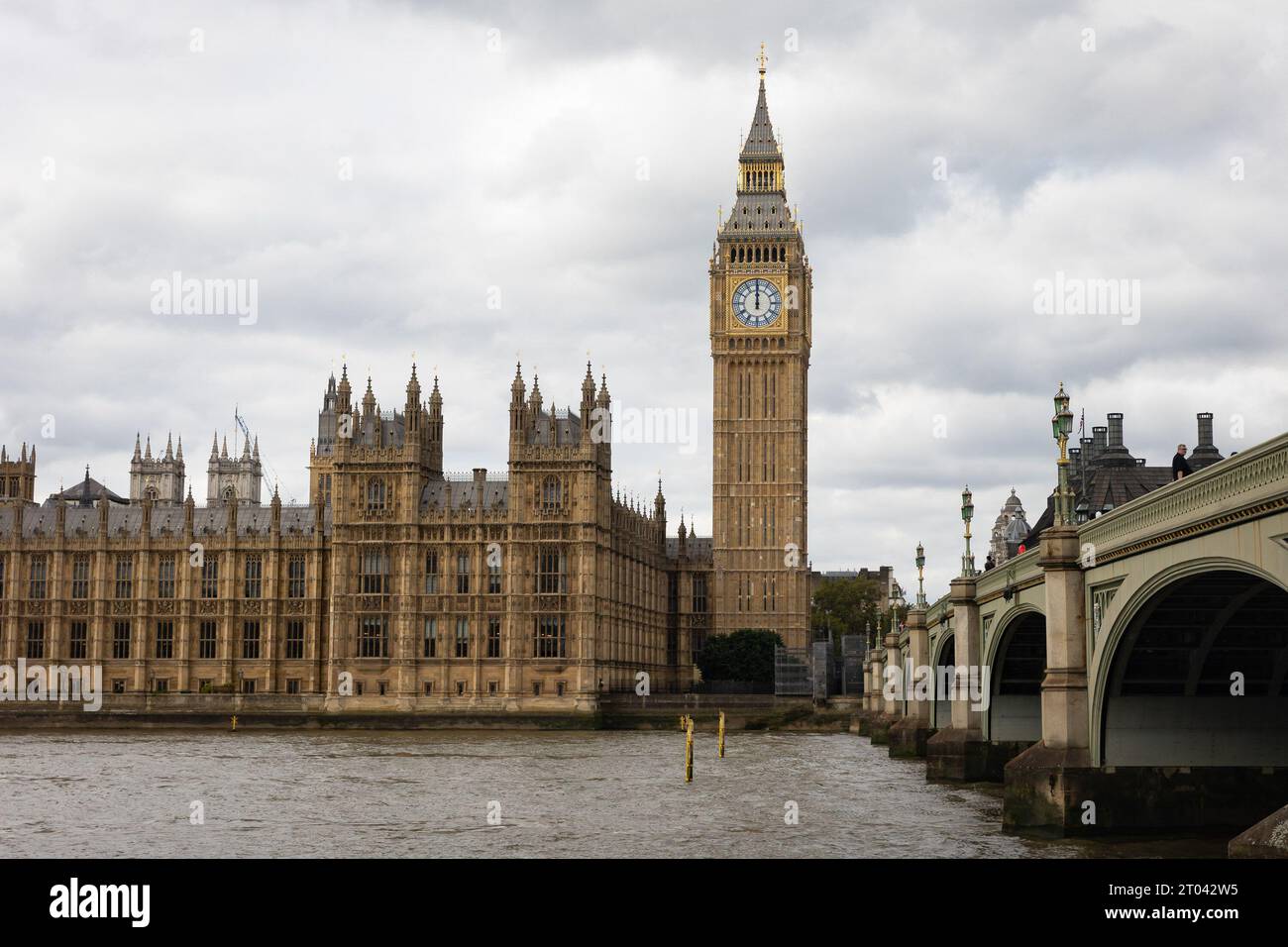 London, Großbritannien. September 2023. Allgemeiner Blick auf den Palast von Westminster in London. Ein Forscher des britischen Parlaments wurde gemäß dem Official Secrets Act verhaftet, weil er angeblich für den chinesischen Staat ausspioniert habe. (Credit Image: © Tejas Sandhu/SOPA Images via ZUMA Press Wire) NUR REDAKTIONELLE VERWENDUNG! Nicht für kommerzielle ZWECKE! Stockfoto