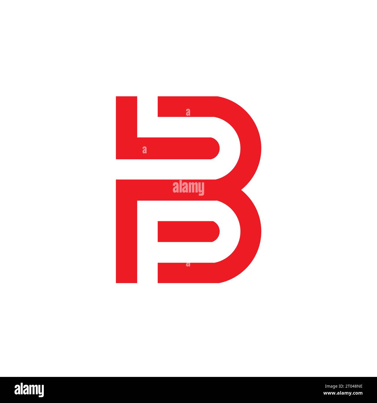 Kreatives BLP-Logo, blp-Letter-Logo Stock Vektor