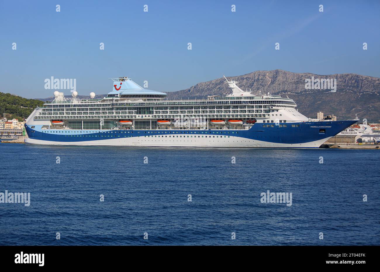 Das Kreuzfahrtschiff Marella Discovery (ehemalige Pracht der Meere), Marella Cruises, Stockfoto