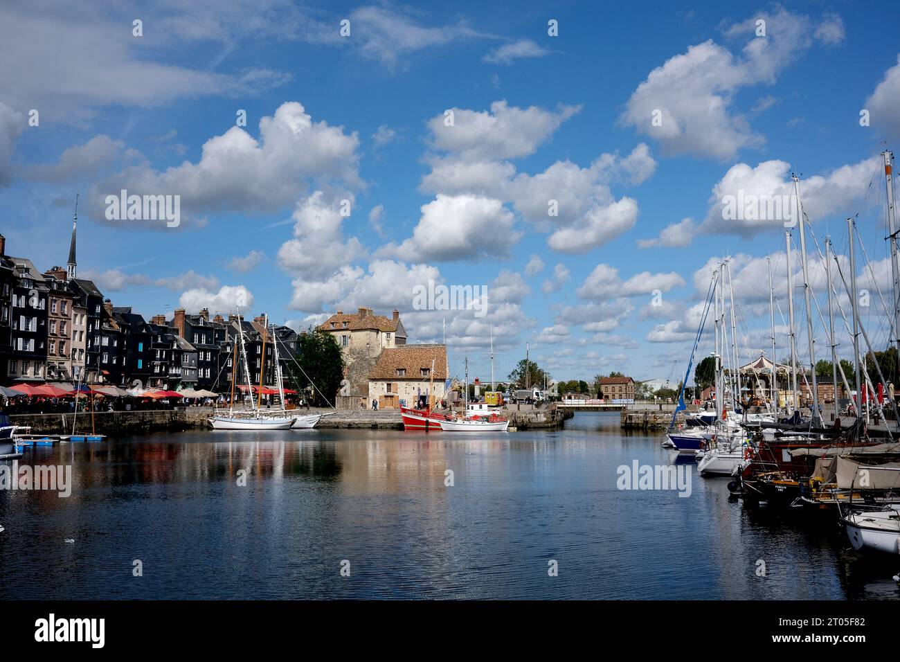 Honfleur Hafen Frankreich, Frankreich, Normandie, 2023 Stockfoto