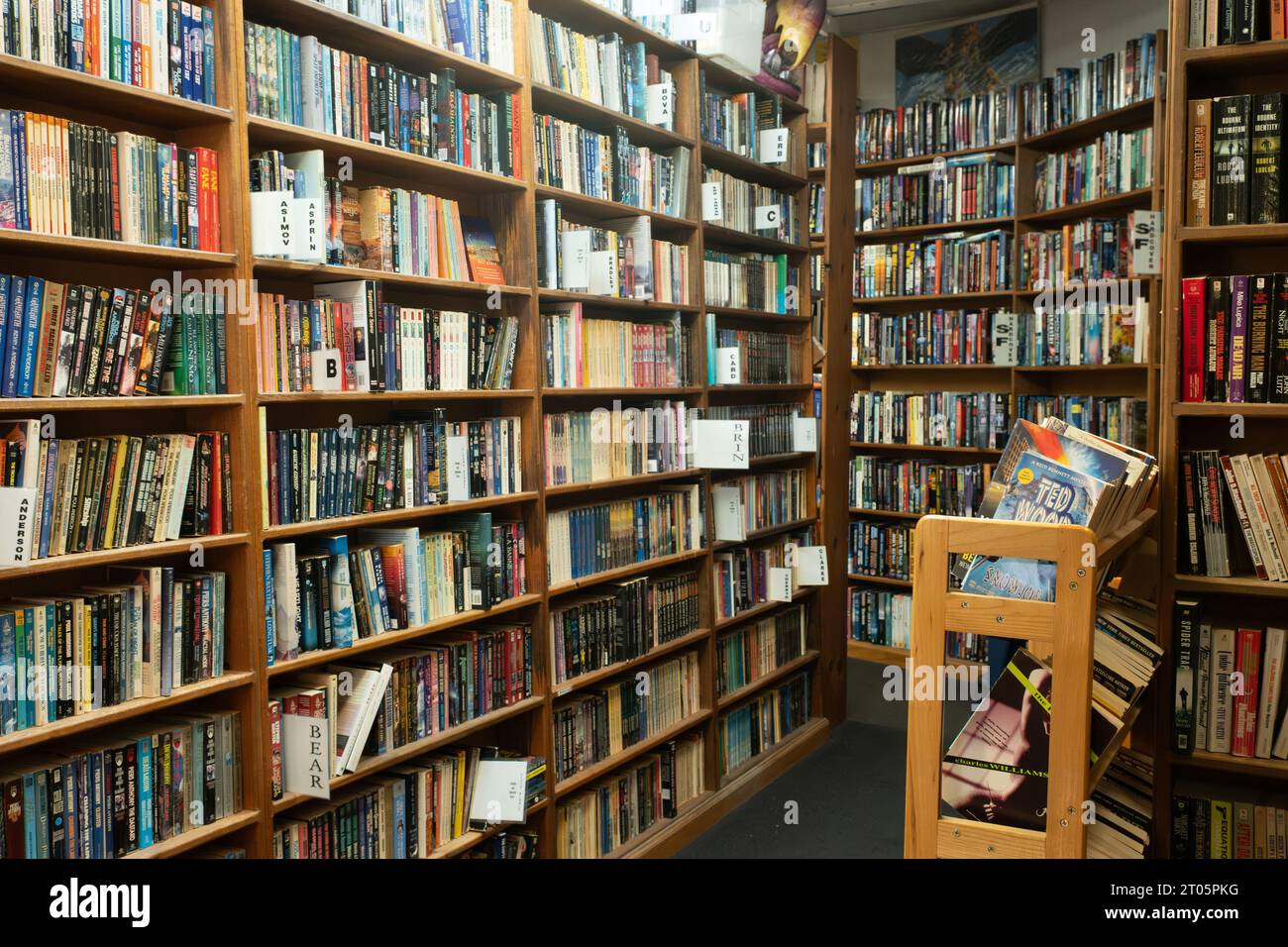 Sonderausgaben im Dawn Treader Bookstore in Ann Arbor Michigan Stockfoto