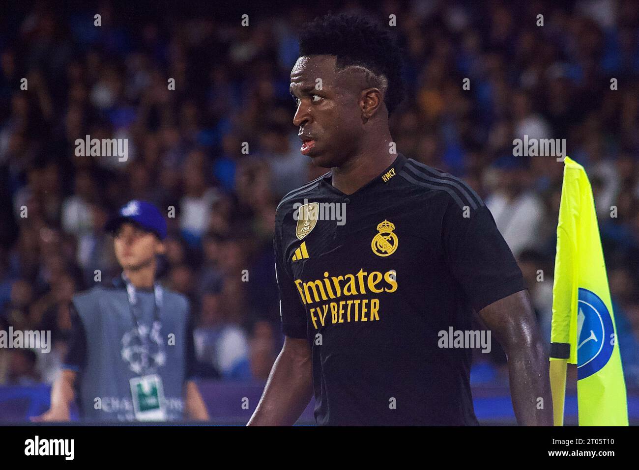 UEFA Champions League Spiel Neapel - Real Madrid Stockfoto