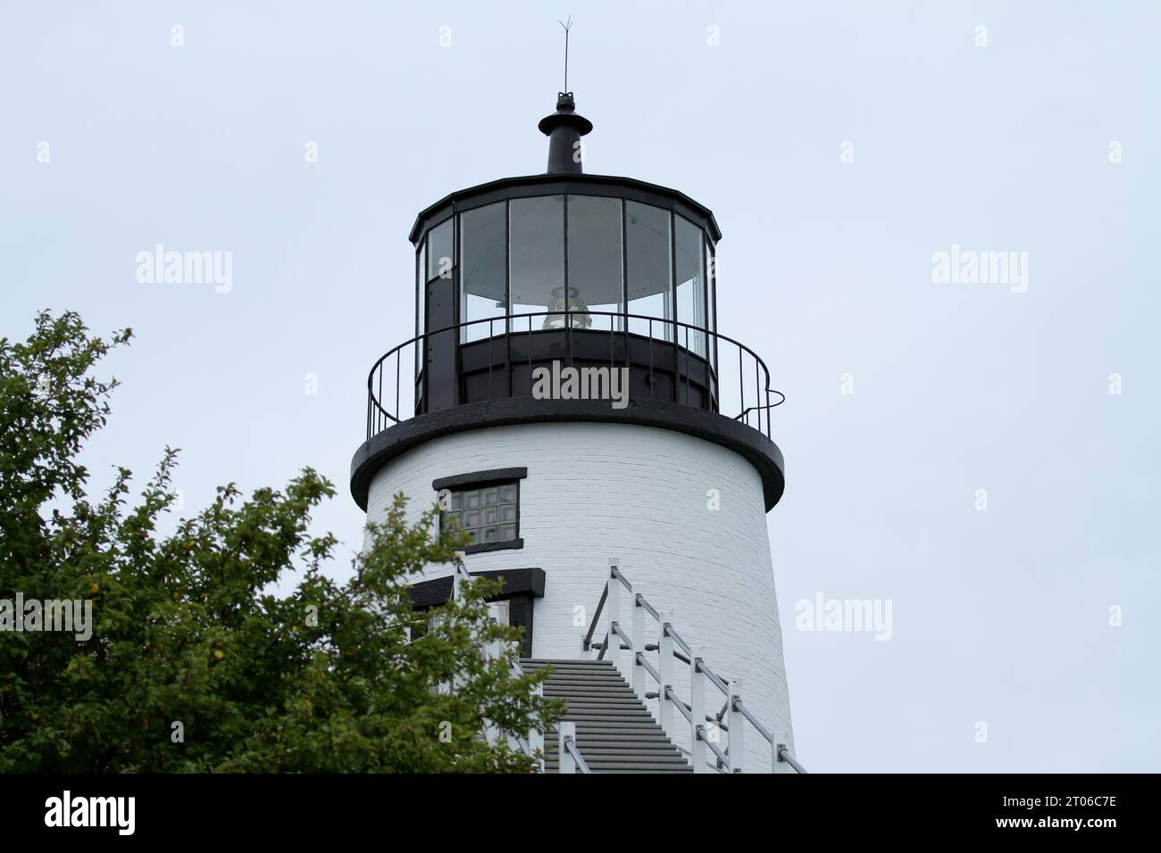 Eulen Head Lighthouse, Eulen Head, Maine Stockfoto