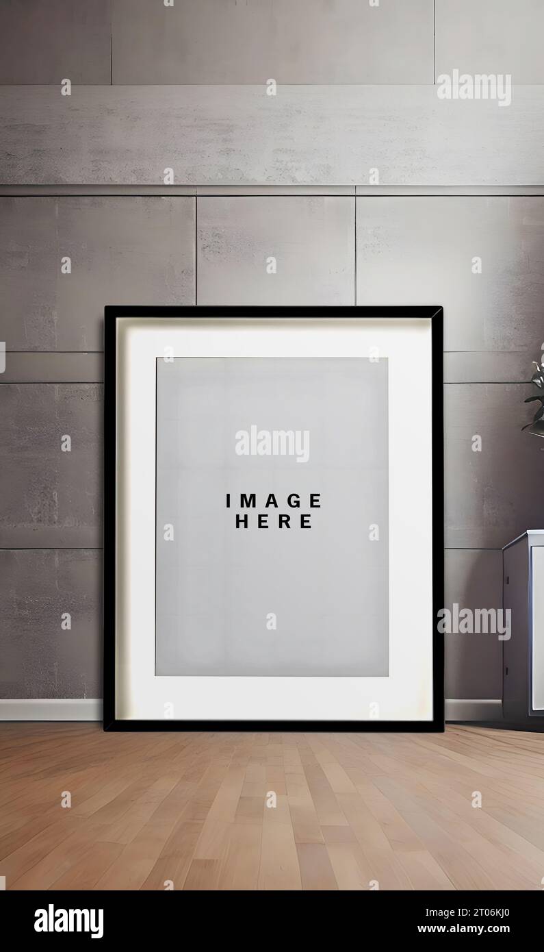 Inneneinrichtung mit Bildformat 4:5 im Bildformat Stockfoto