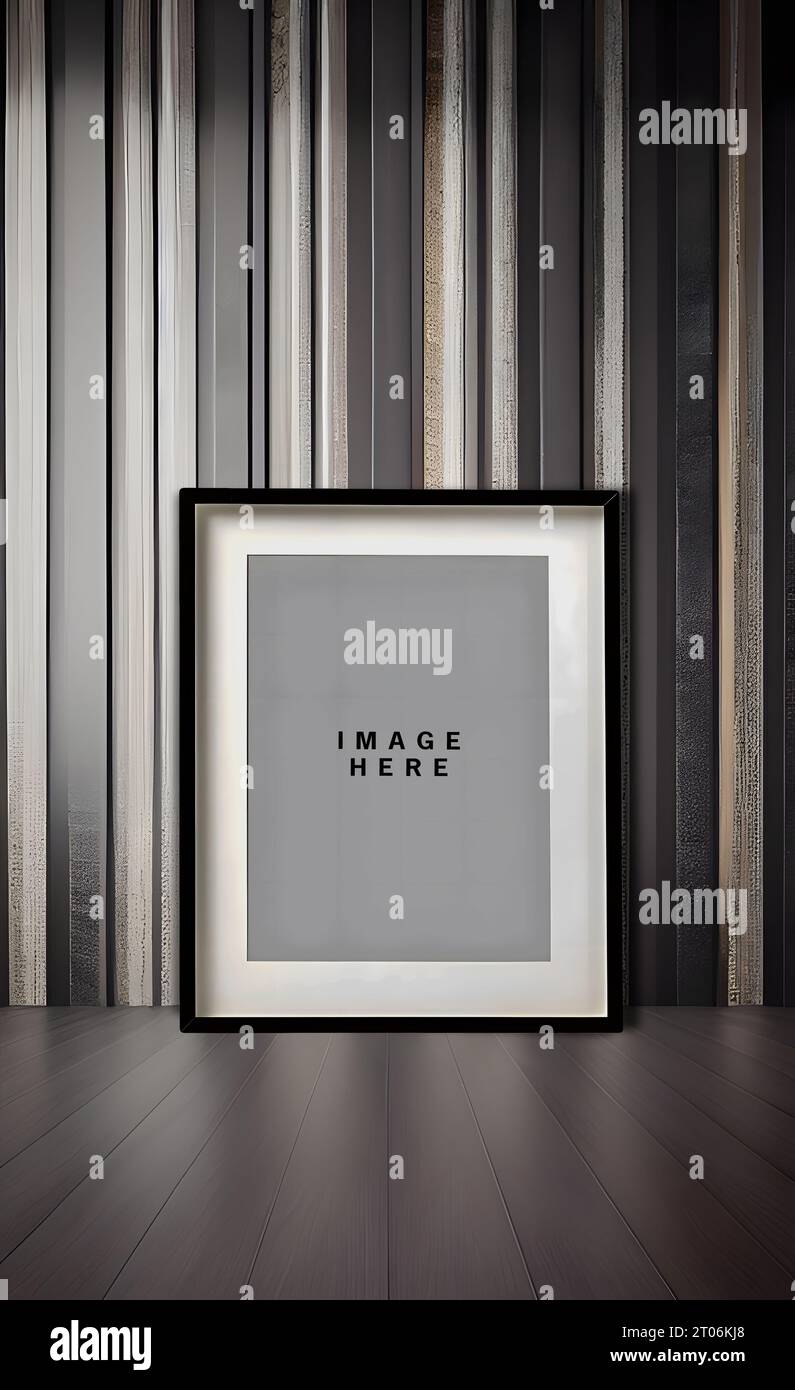 Inneneinrichtung mit Bildformat 4:5 im Bildformat Stockfoto