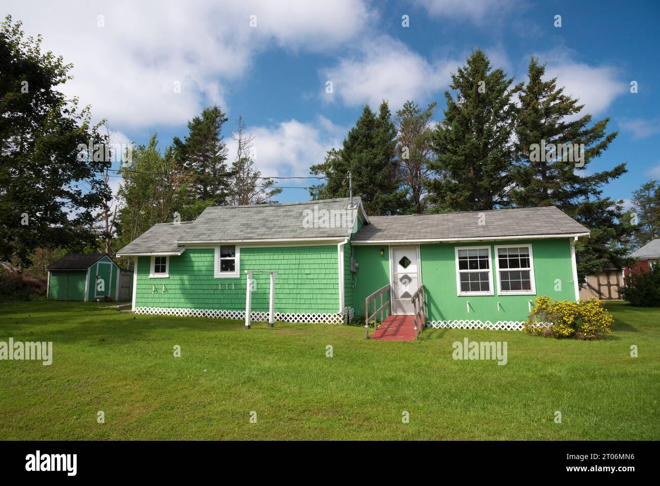 Altmodisches Ferienhaus, Prince Edward Island, Kanada Stockfoto