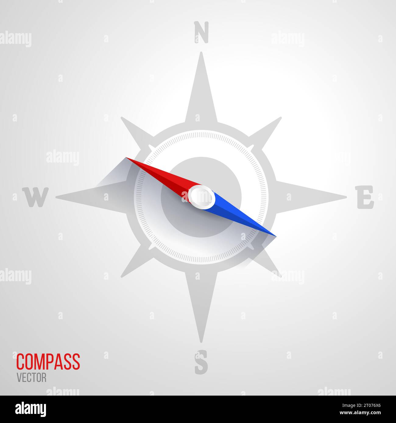 Navigation Orientierung Kompass Reise nautisch windrose abstrakte Symbol Vektor Illustration Stock Vektor