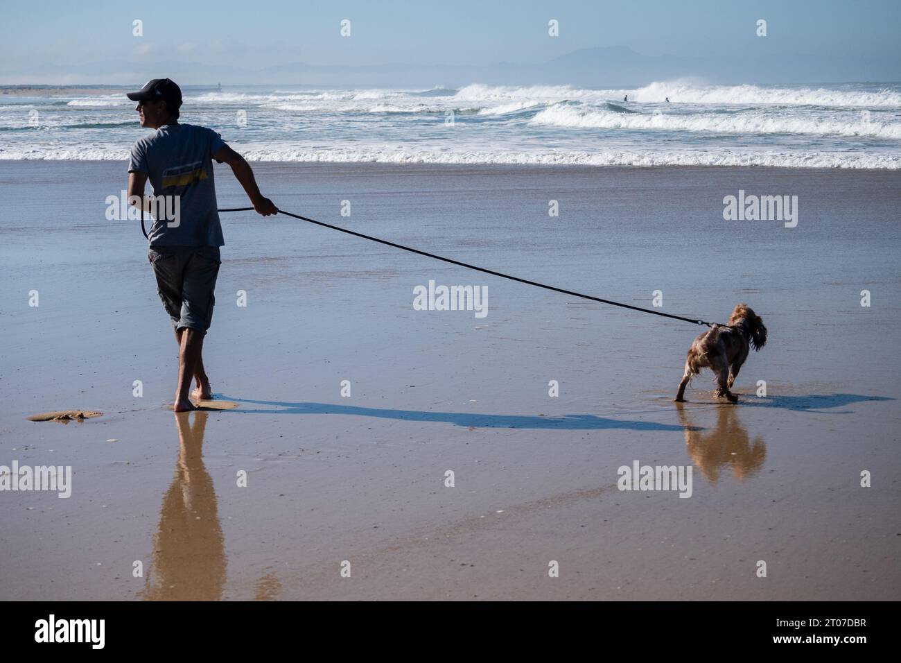 Das Quiksilver Festival wurde in Capbreton, Hossegor und Seignosse gefeiert. 20 der besten Surfer der Welt wurden von Jeremy Flores ausgewählt Stockfoto