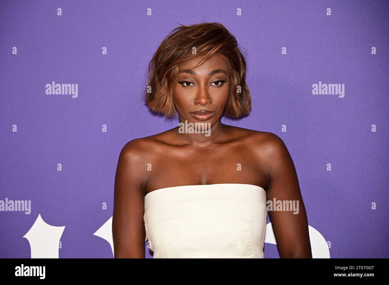 Royal Festival Hall, London, Großbritannien. Oktober 2023. BFI 2023: Georgia Medley nimmt an Saltburn Teil - Eröffnungsabend Gala in London, Großbritannien. Quelle: Siehe Li/Picture Capital/Alamy Live News Stockfoto