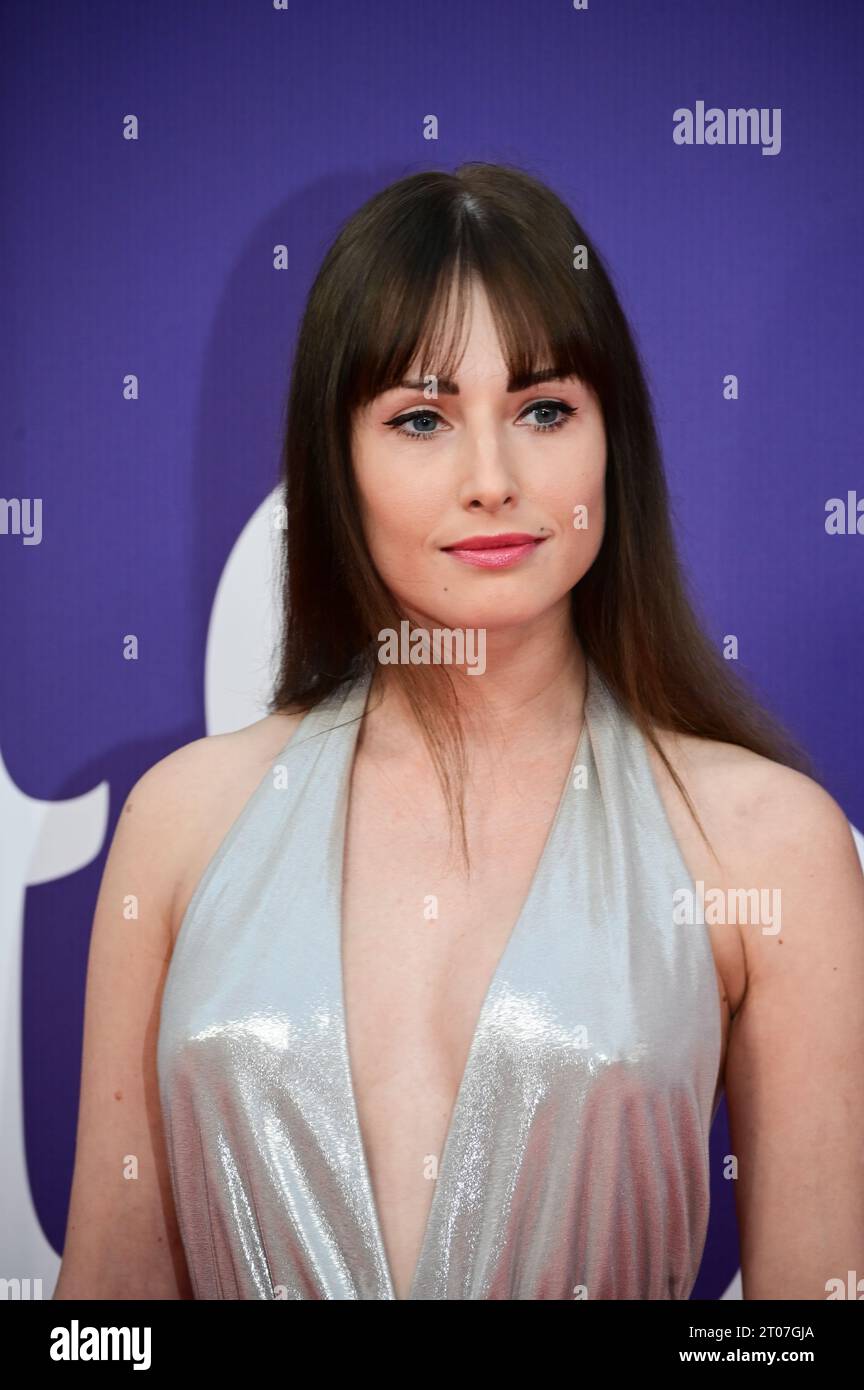 Royal Festival Hall, London, Großbritannien. Oktober 2023. BFI 2023: Schauspielerin nimmt an der Saltburn - Eröffnungsabend Gala in London Teil. Quelle: Siehe Li/Picture Capital/Alamy Live News Stockfoto