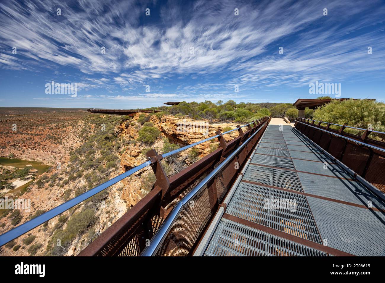 Skywalk Lookout, Kalbarri National Park Western Australia Stockfoto