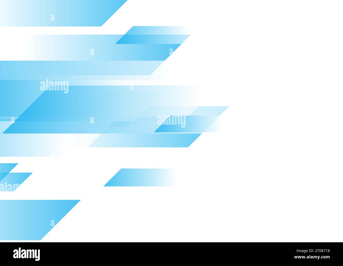 Blauer und weißer geometrischer minimaler abstrakter Hintergrund. Vektordesign Stock Vektor