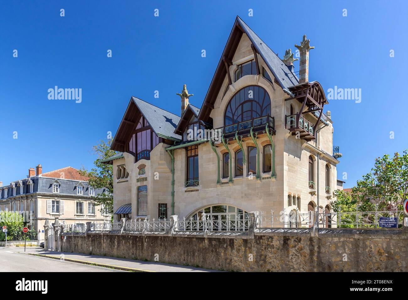 Villa Majorelle im Jugendstil Stockfoto