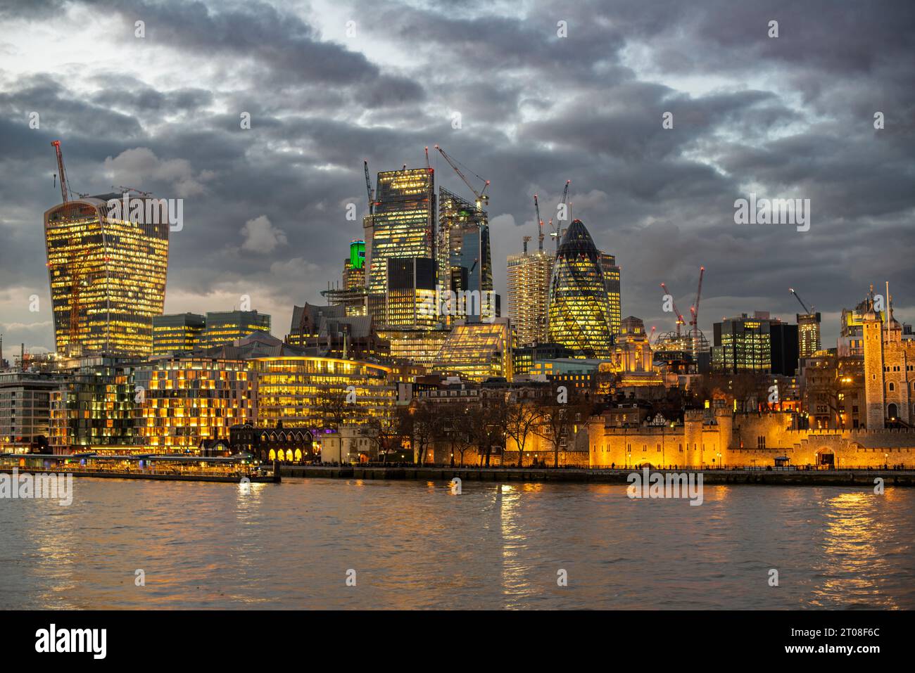 Geschäftsgebäude in london Luxury London City Offices Stockfoto