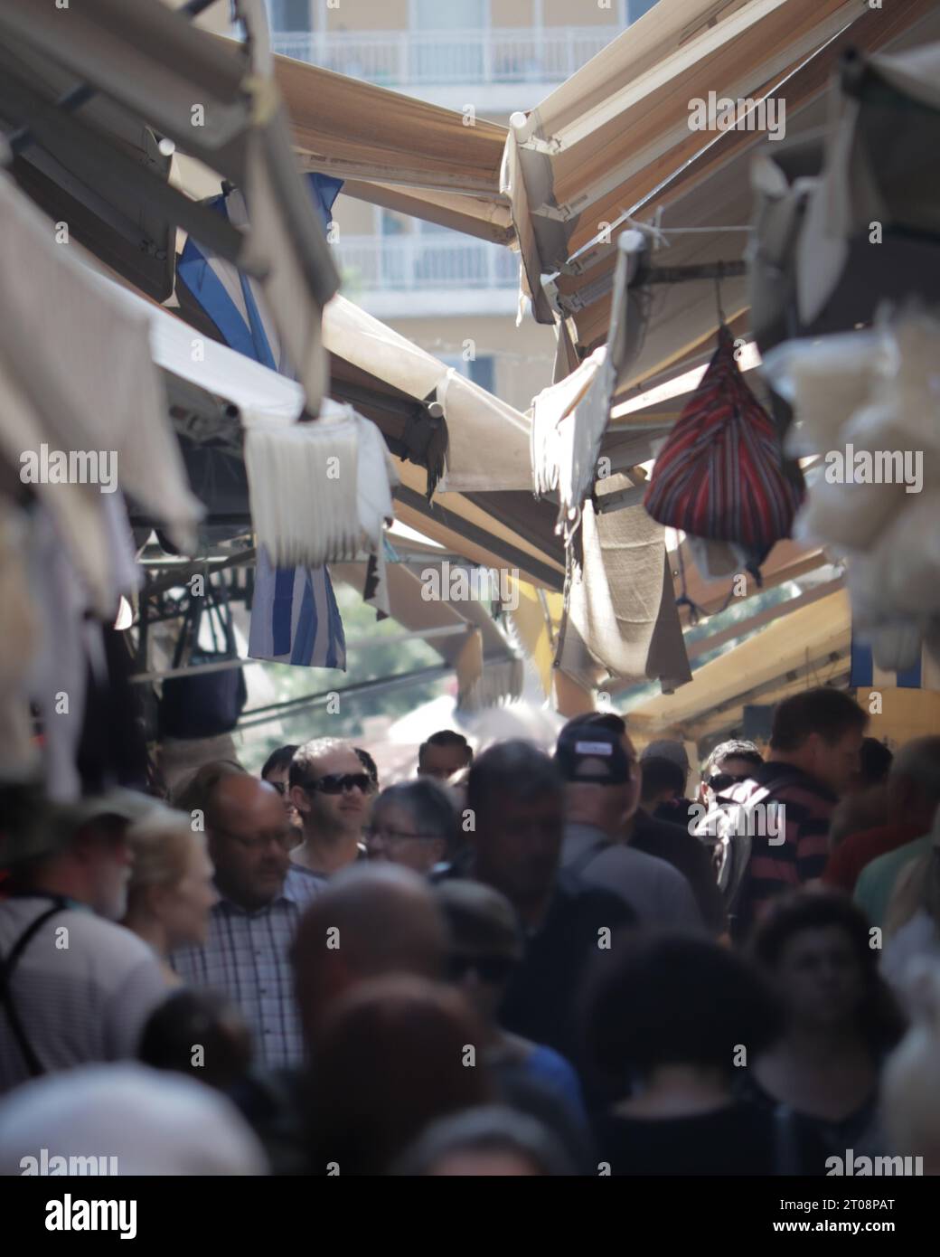 Menschen auf einem Markt Stockfoto