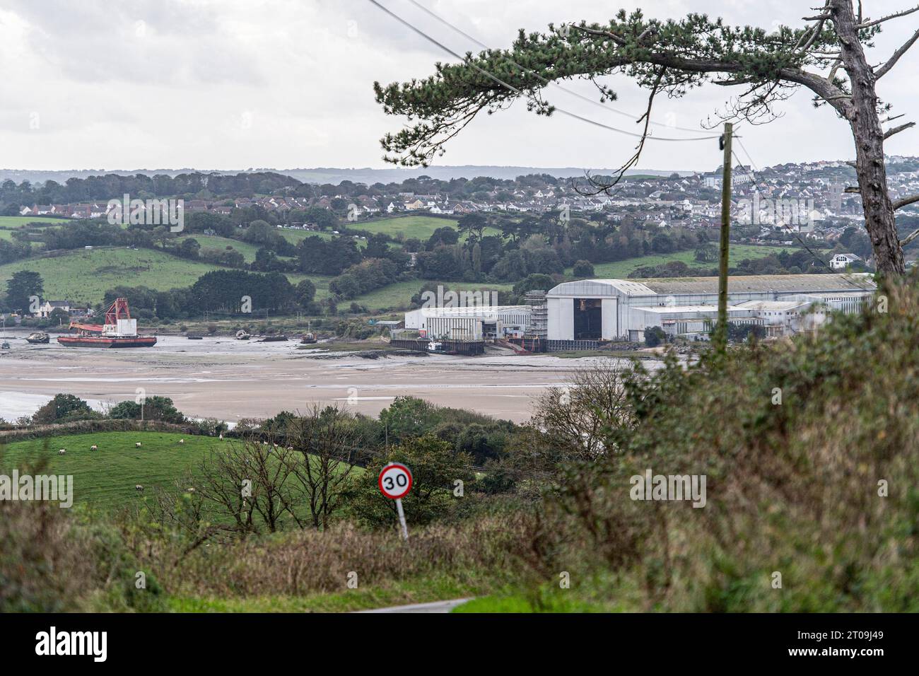 Appledore Shipyard, Devon, England, Großbritannien Stockfoto