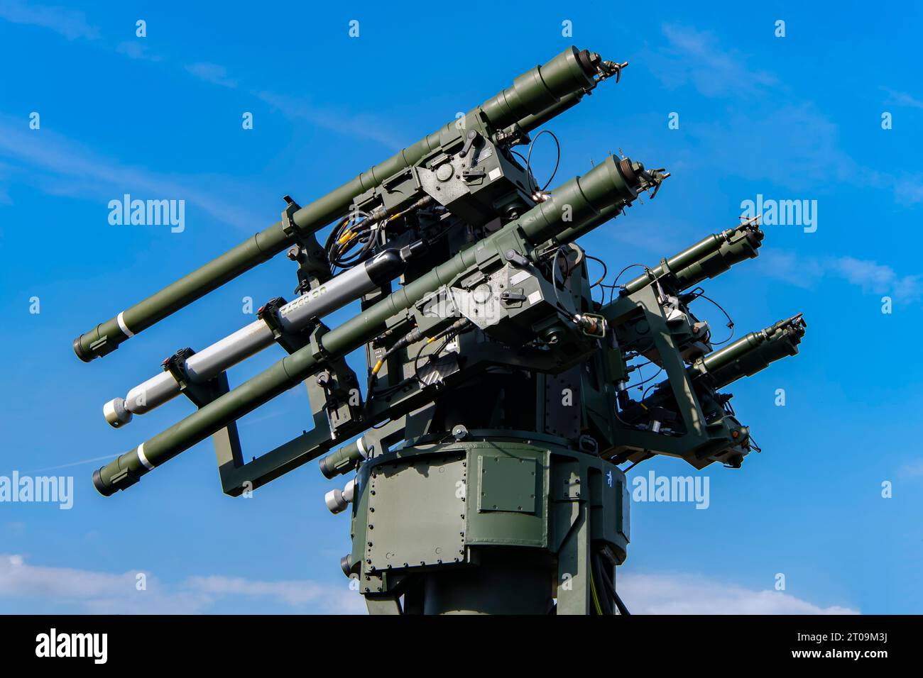 Flugabwehrraketensystem POPRAD bei den NATO Days 2023 in Ostrava, Tschechien Stockfoto