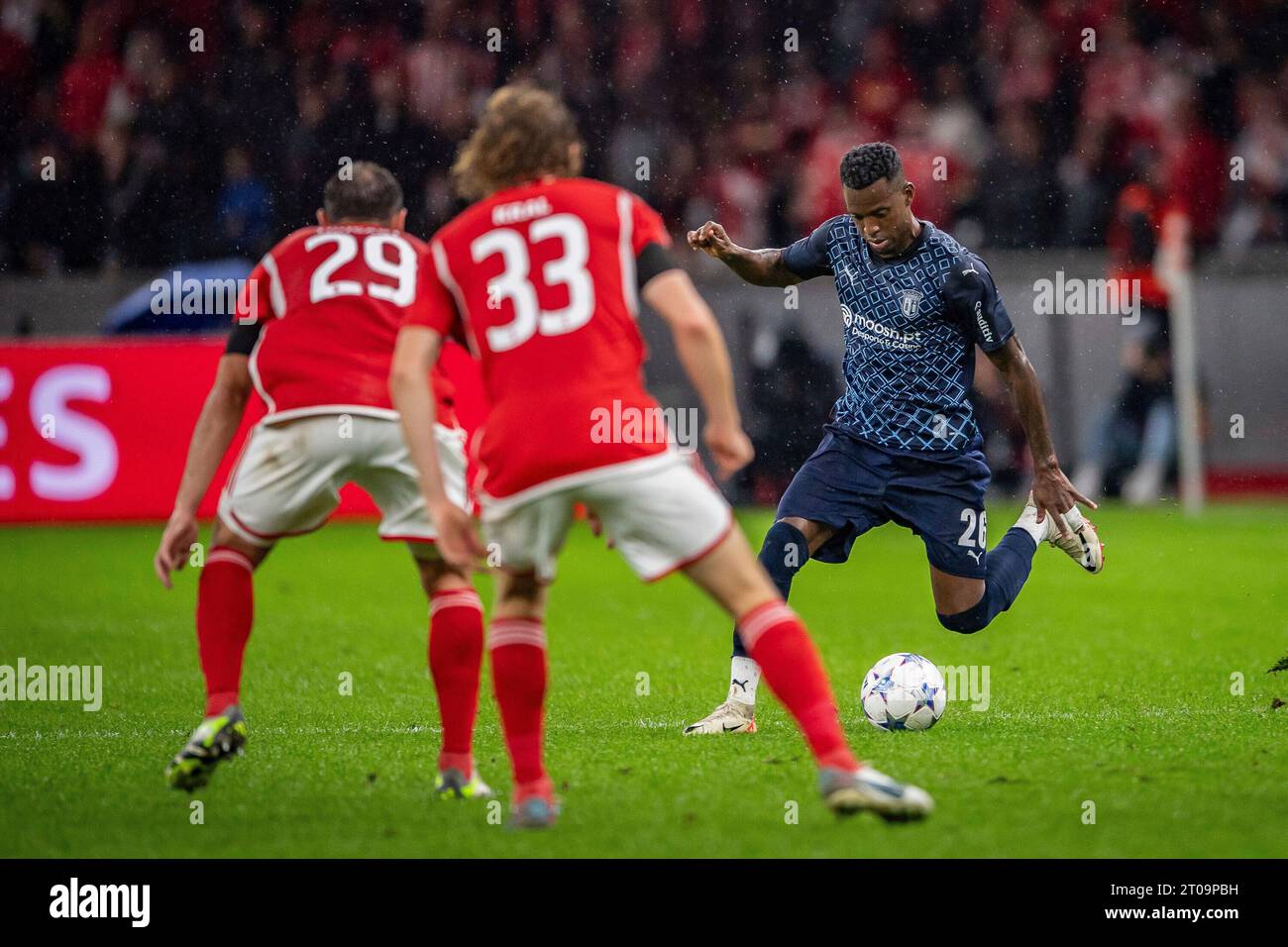 Cristian Borja (Sporting Braga, #26) UEFA Champions Leaguel: 1. FC Union Berlin gegen Sporting Braga, Olympiastadion, Berlin, 03.10.2023 Stockfoto