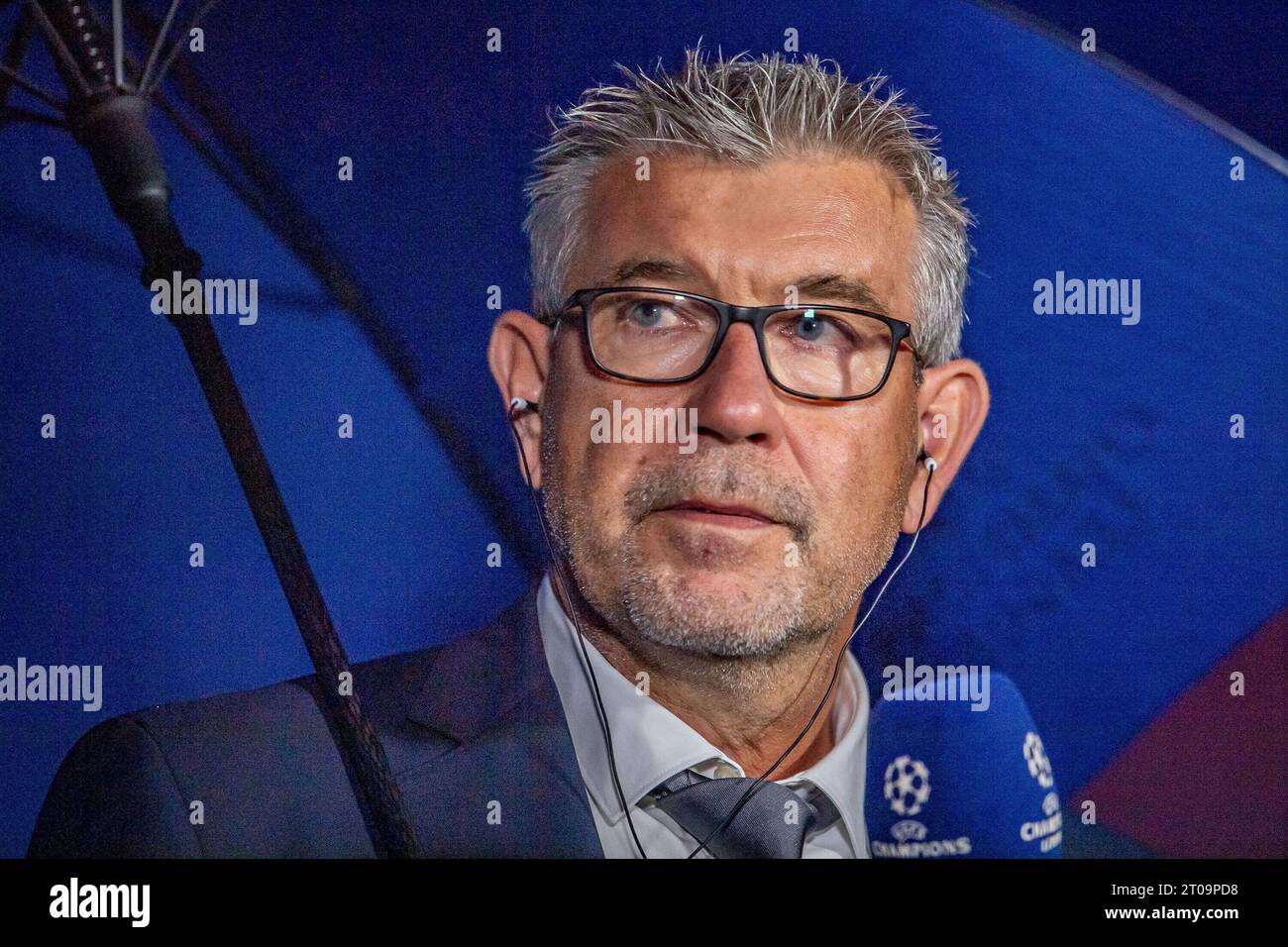 Urs Fischer (Trainer 1. FC Union Berlin) UEFA Champions League: 1. FC Union Berlin gegen Sporting Braga, Olympiastadion, Berlin, 03.10.2023 Stockfoto